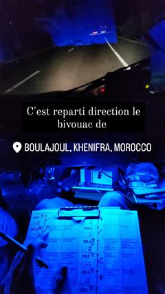 Direction Bivouac Boulajoul